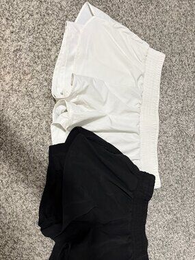 Womens High Waist Running Shorts Quick Dry Shorts with Pockets